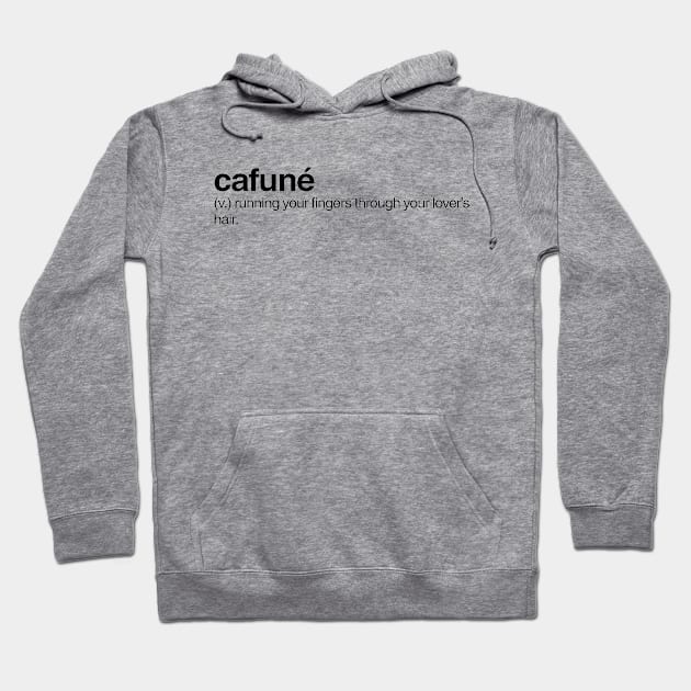 Cafuné Hoodie by Onomatophilia